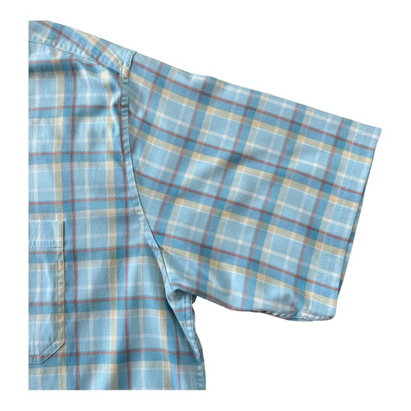 Clear Water Outfitters Men’s Blue Plaid Shirt Size XL - Picture 4 of 4